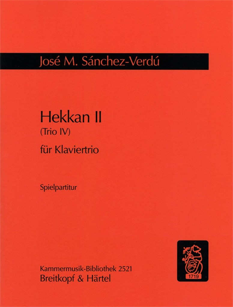 Hekkan II (Trio IV) Spielpartitur