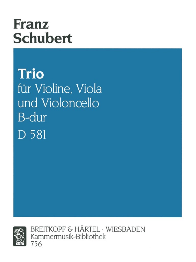 Streichtrio B-dur D 581