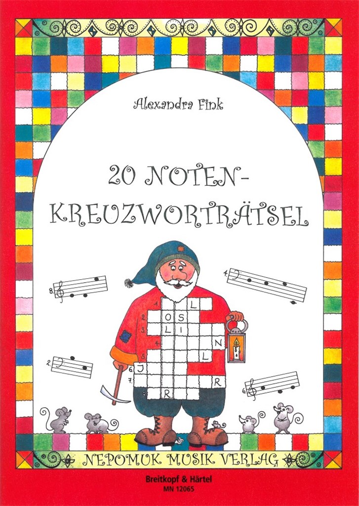 20 Noten-Kreuzworträtsel