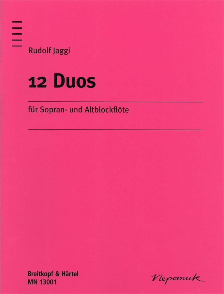 12 Duos für Sopran- und Altflöte