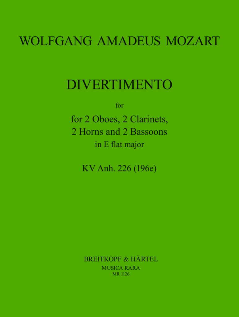 Divertimento in Es KV Anh.226