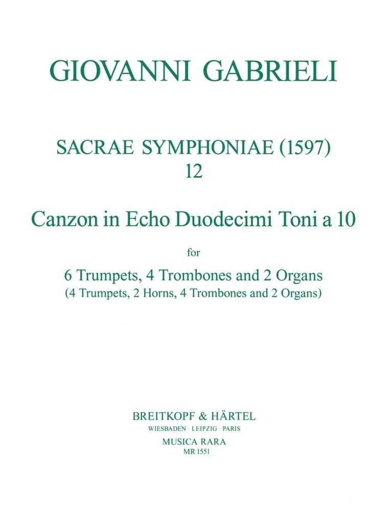Sacrae Symphoniae (1597)Nr.12