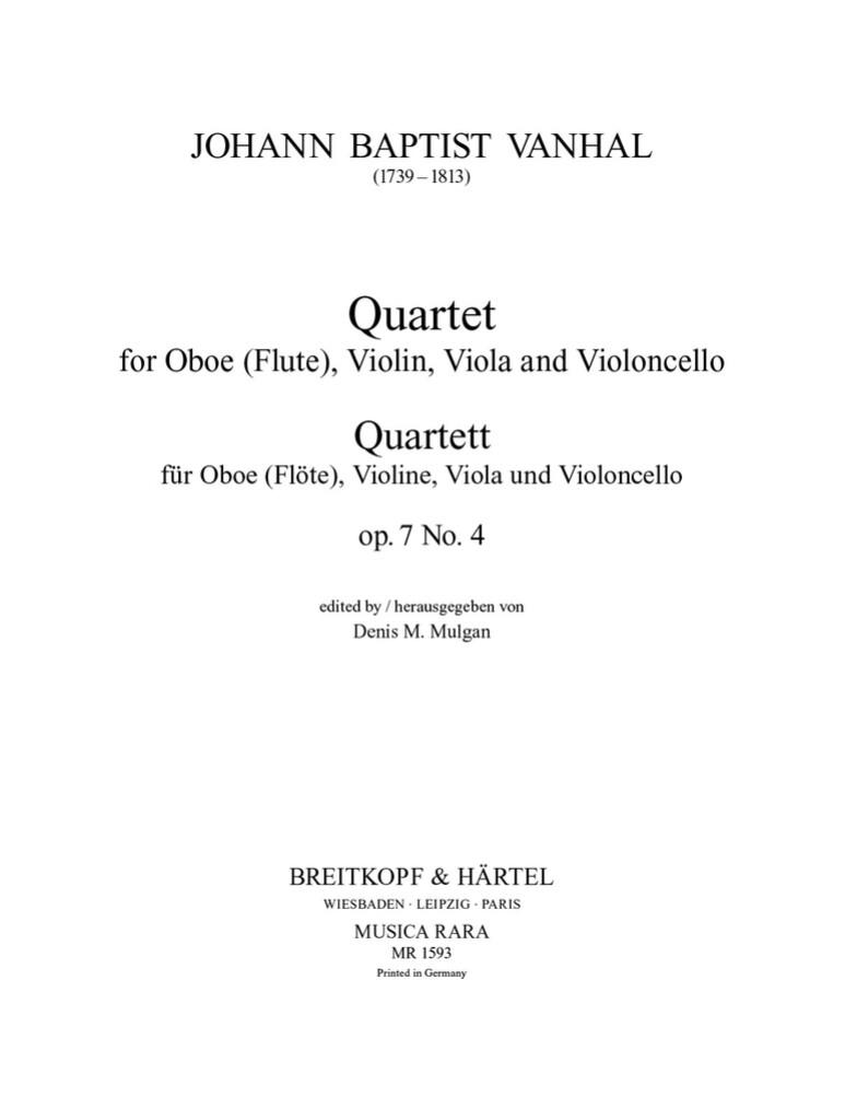 Quartett op. 7/4
