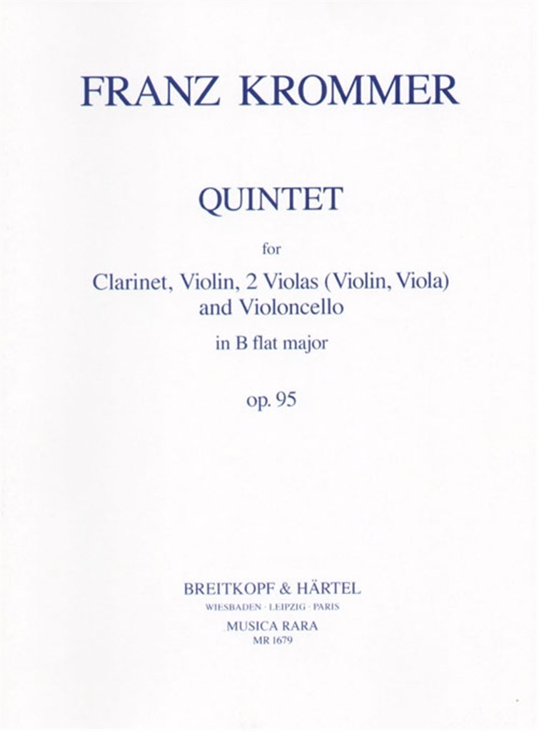 Quintett in B op. 95
