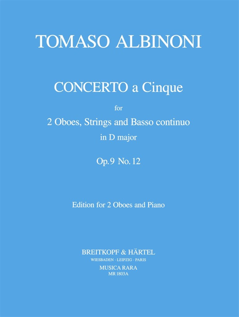 Concerto a 5 in D op. 9/12