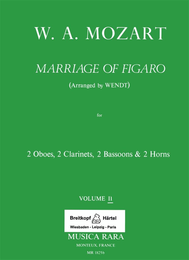 Hochzeit des Figaro Bd. II