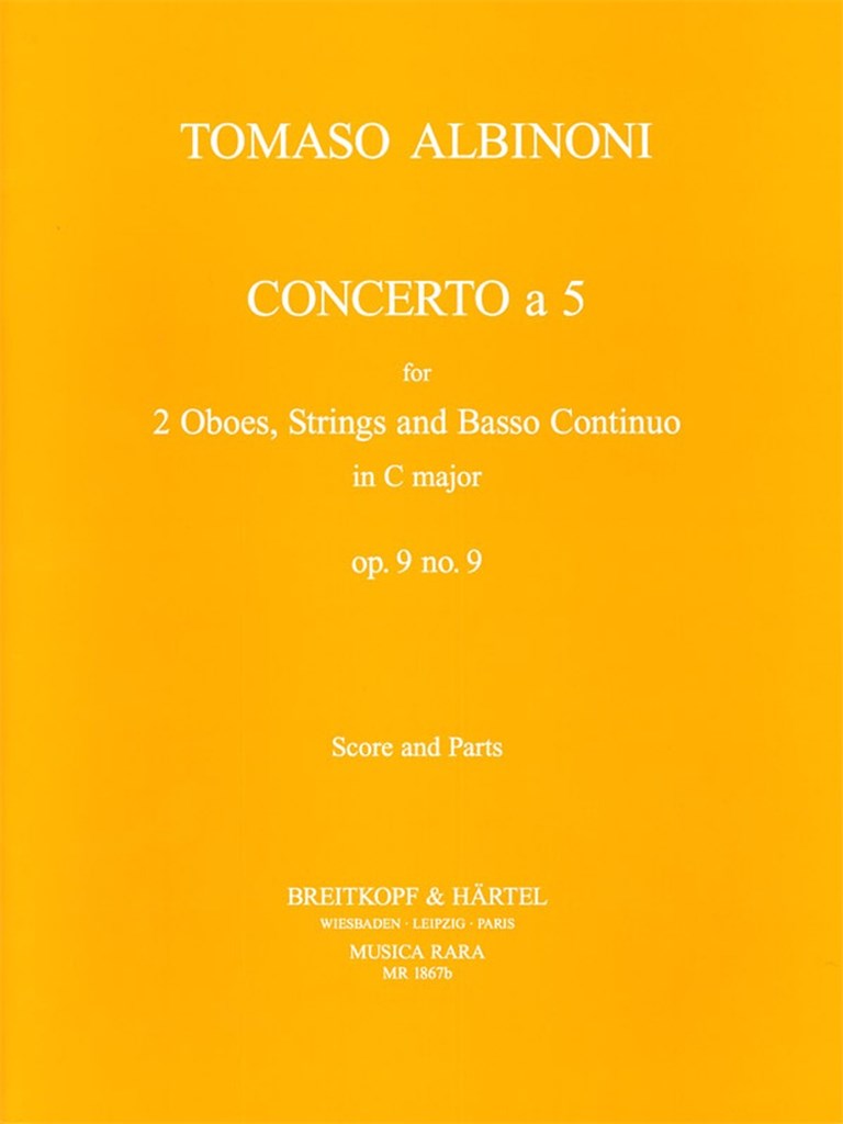 Concerto a 5 in C op. 9/9