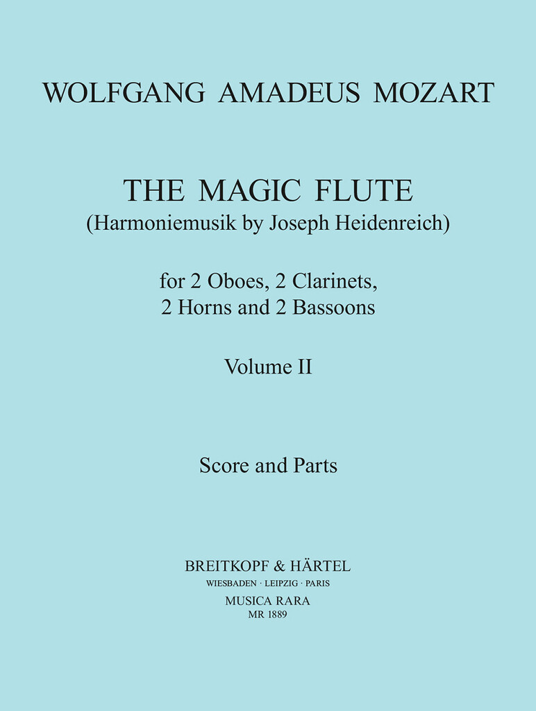 Magic Flute Harmoniemusik Volume II
