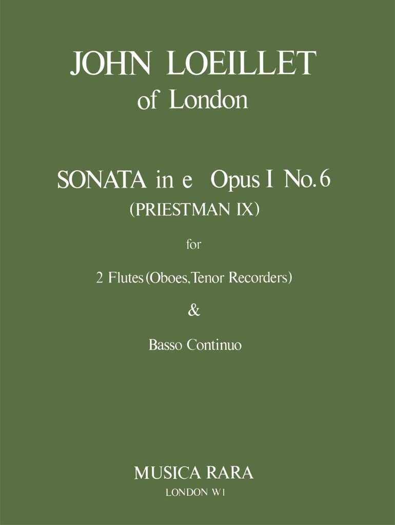 Sonate 6 e-moll