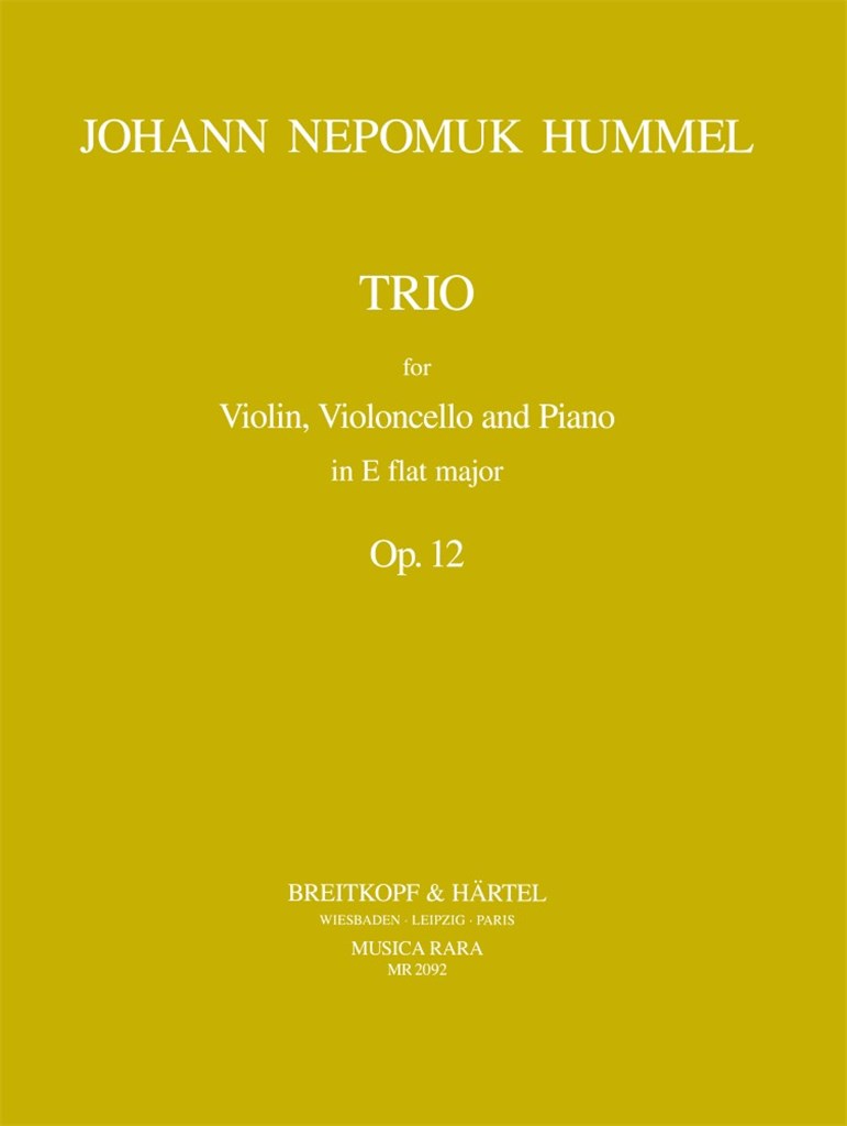 Klaviertrio Es-dur op. 12