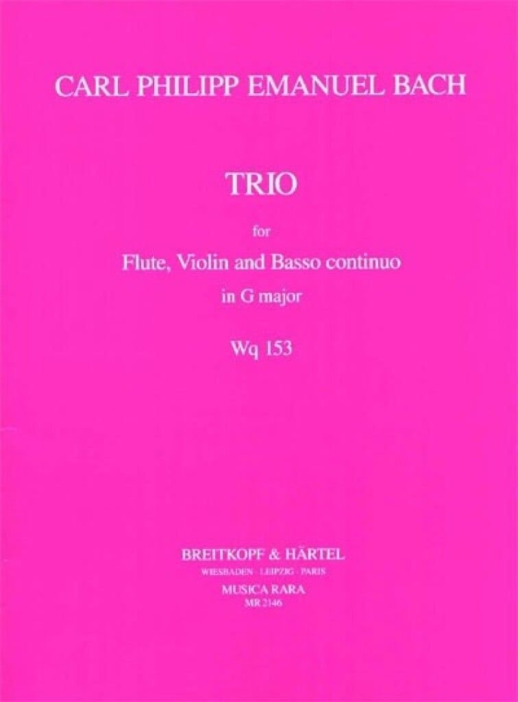 Triosonate in G majeur (wq153)
