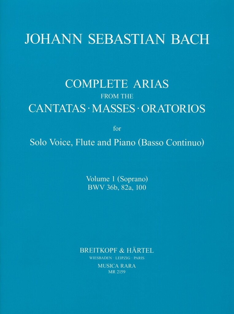 Complete Arien & Sinfonias 1 (Soprano Voice)
