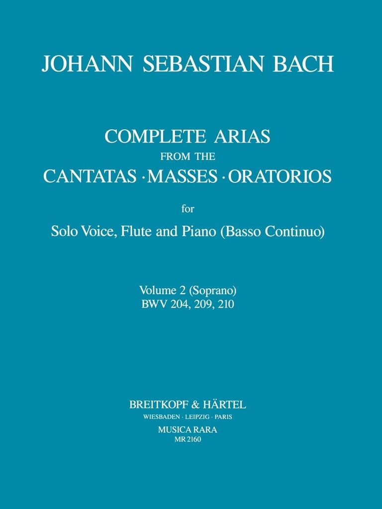 Complete Arien & Sinfonias 2 (Soprano Voice)