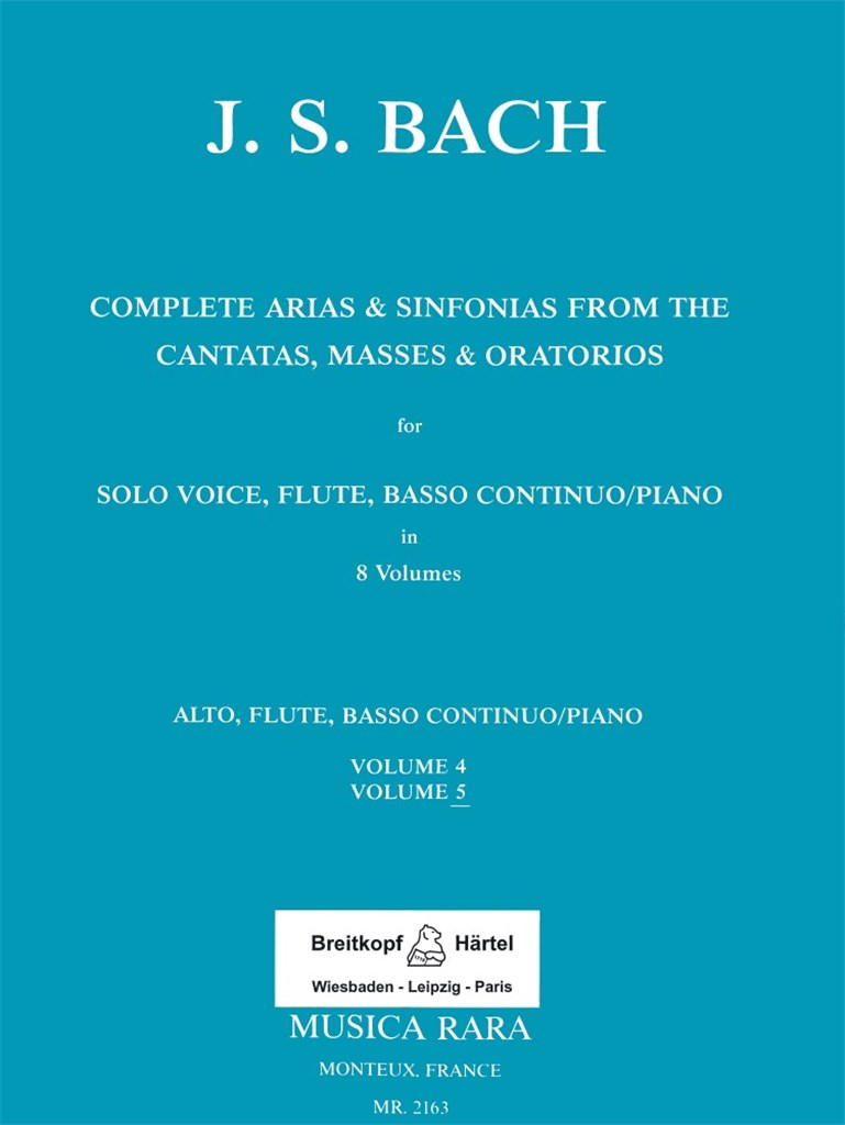 Sämtliche Arien Bd. 5 A,Fl,Bc