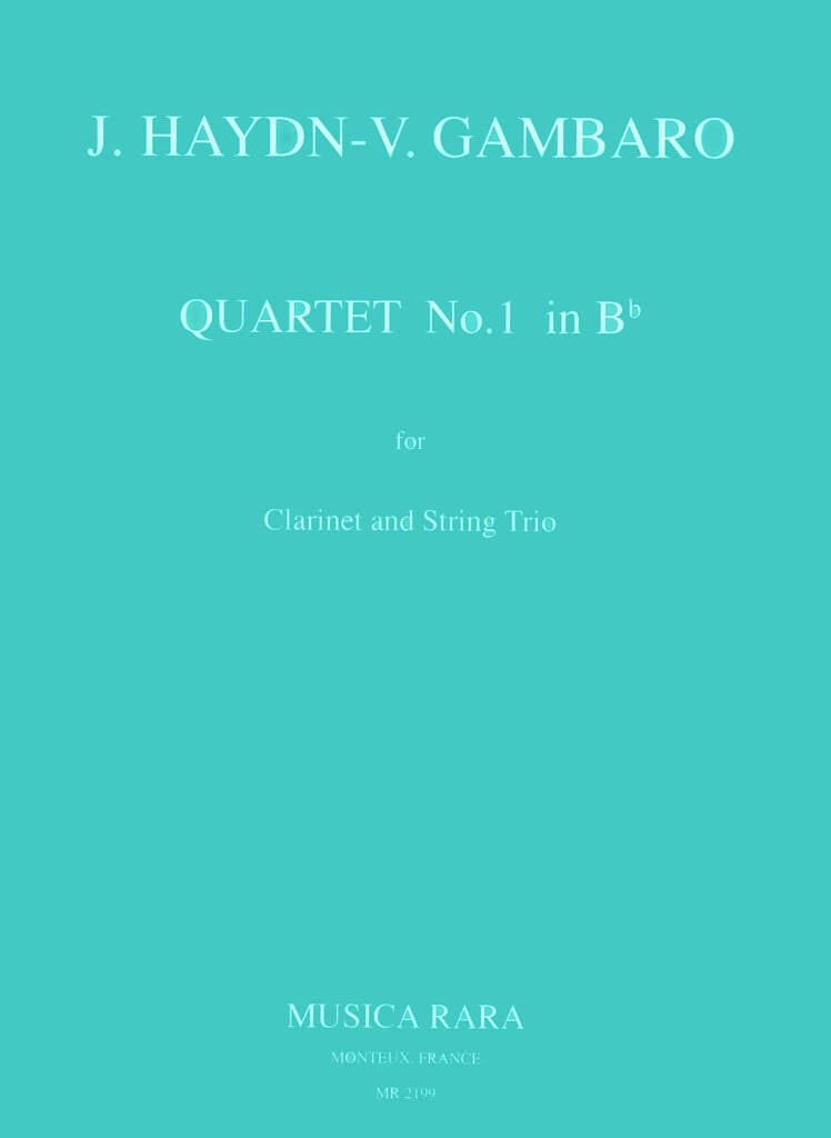 Quartett Nr. 1 in B