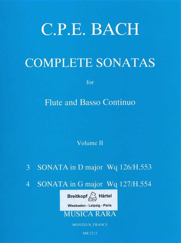 Sonaten, Band 2 Wq 126,127