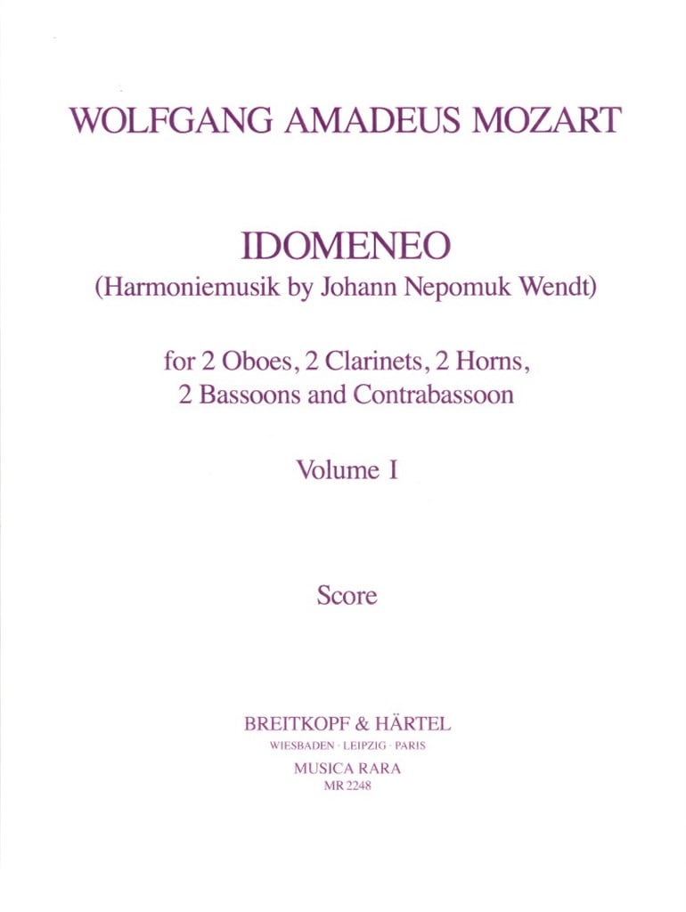 Idomeneo Band I
