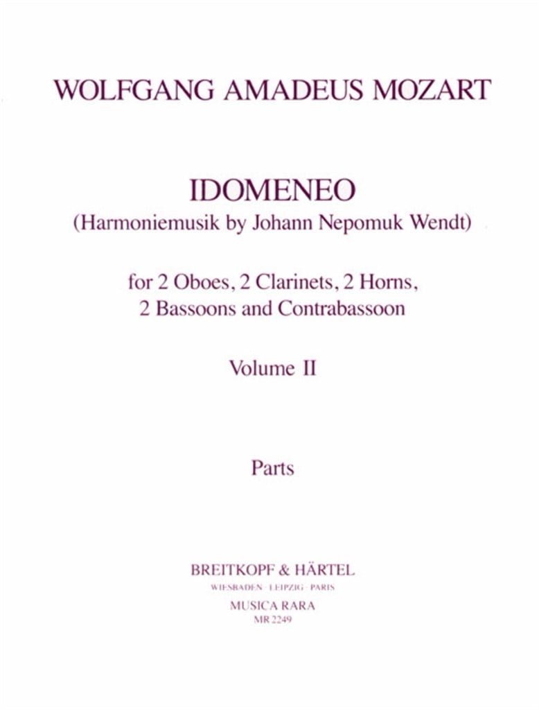 Idomeneo Band II
