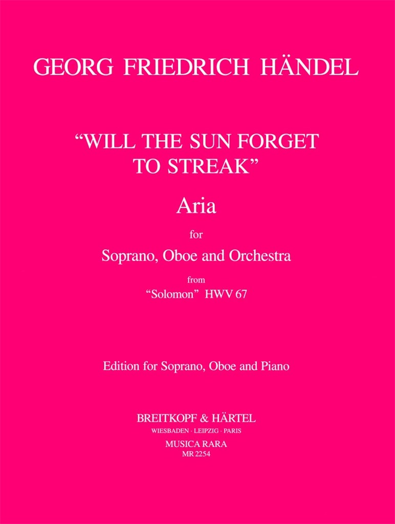 Arie 'Will the sun' (Salomon)