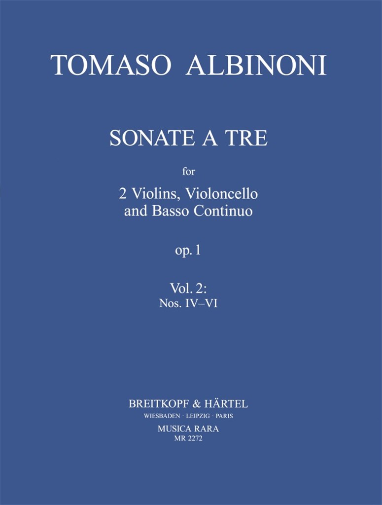 Sonate a tre op.1 Heft 2: Nr. IV-VI