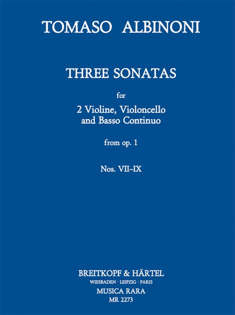 Sonate a tre op.1 Heft 3: Nr. VII-IX