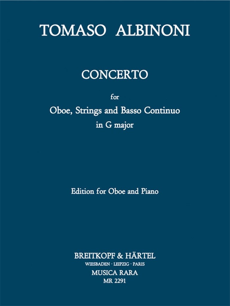 Concerto G-dur für Oboe, Str , B.c.
