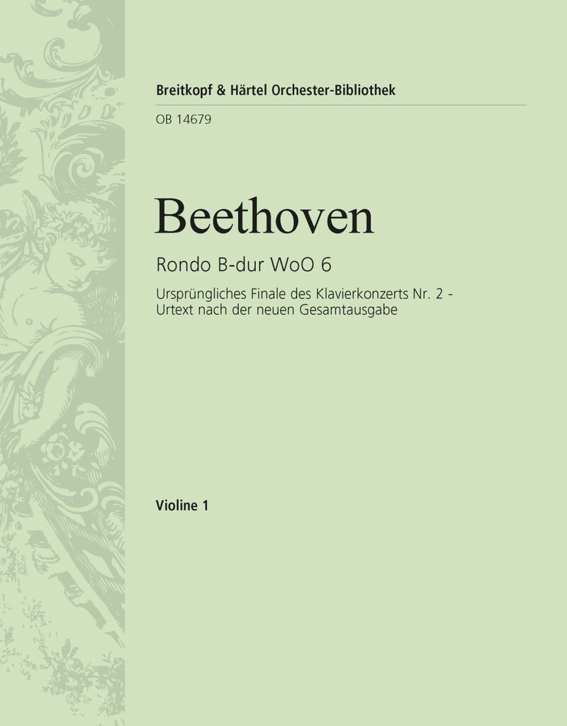 Rondo B-dur WoO 6 für Klavier und Orchester