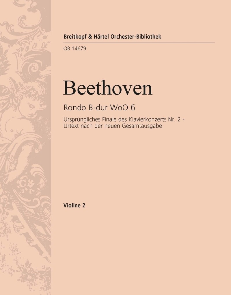Rondo B-dur WoO 6 für Klavier und Orchester