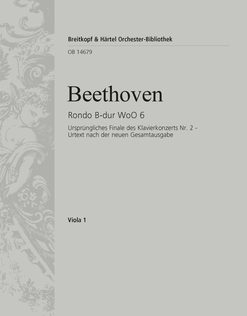 Rondo B-dur WoO 6 für Klavier und Orchester