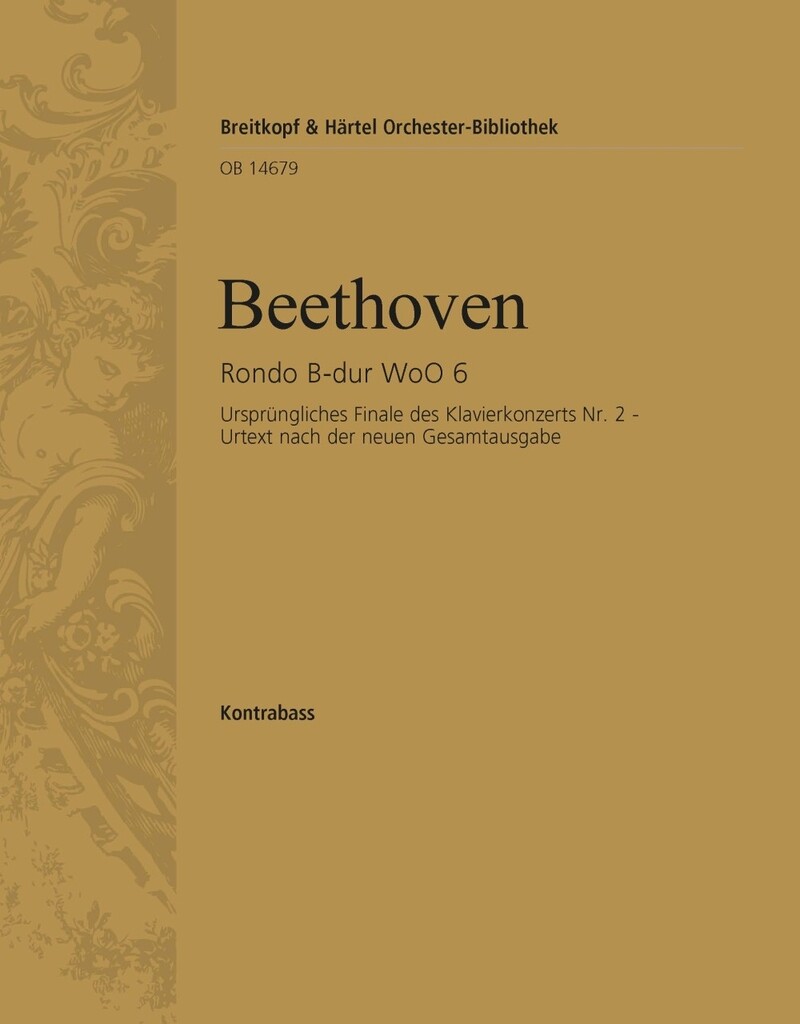 Rondo B-dur WoO 6 für Klavier und Orchester