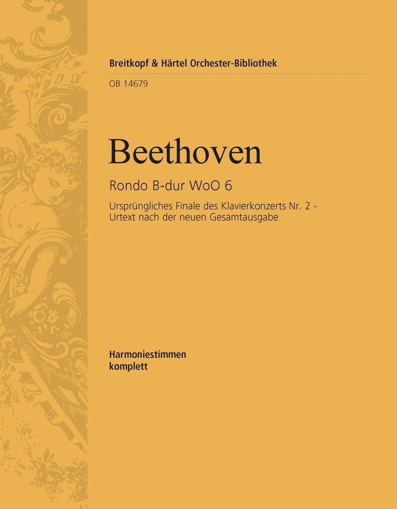 Rondo B-dur WoO 6 für Klavier und Orchester