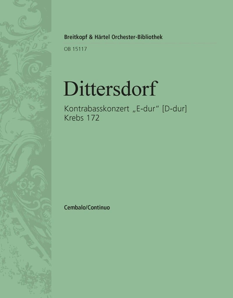 Kontrabasskonzert E-dur Krebs 172