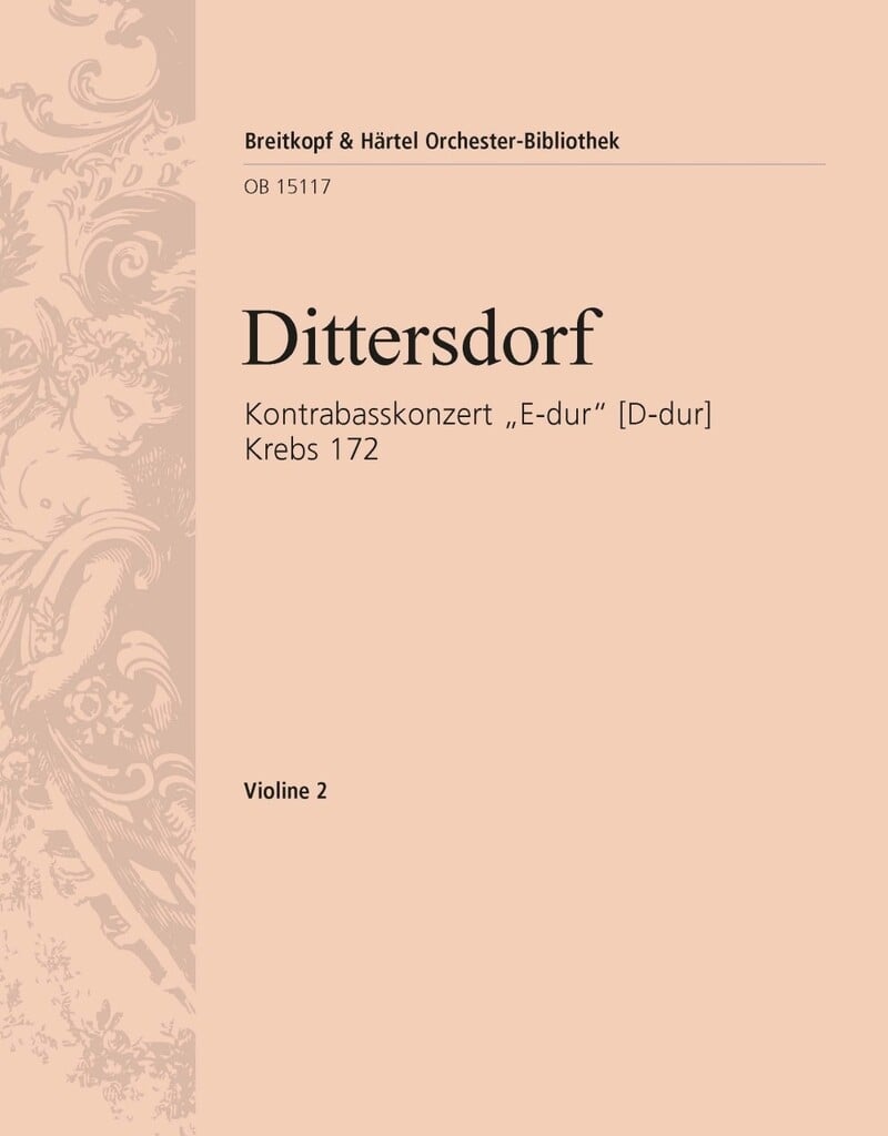 Kontrabasskonzert E-dur Krebs 172