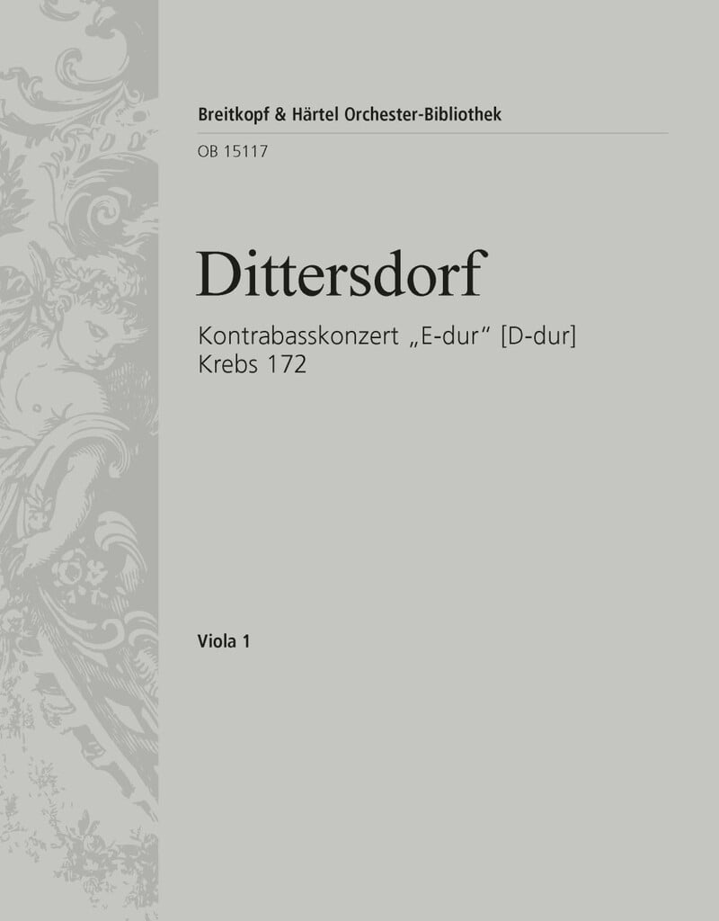 Kontrabasskonzert E-dur Krebs 172