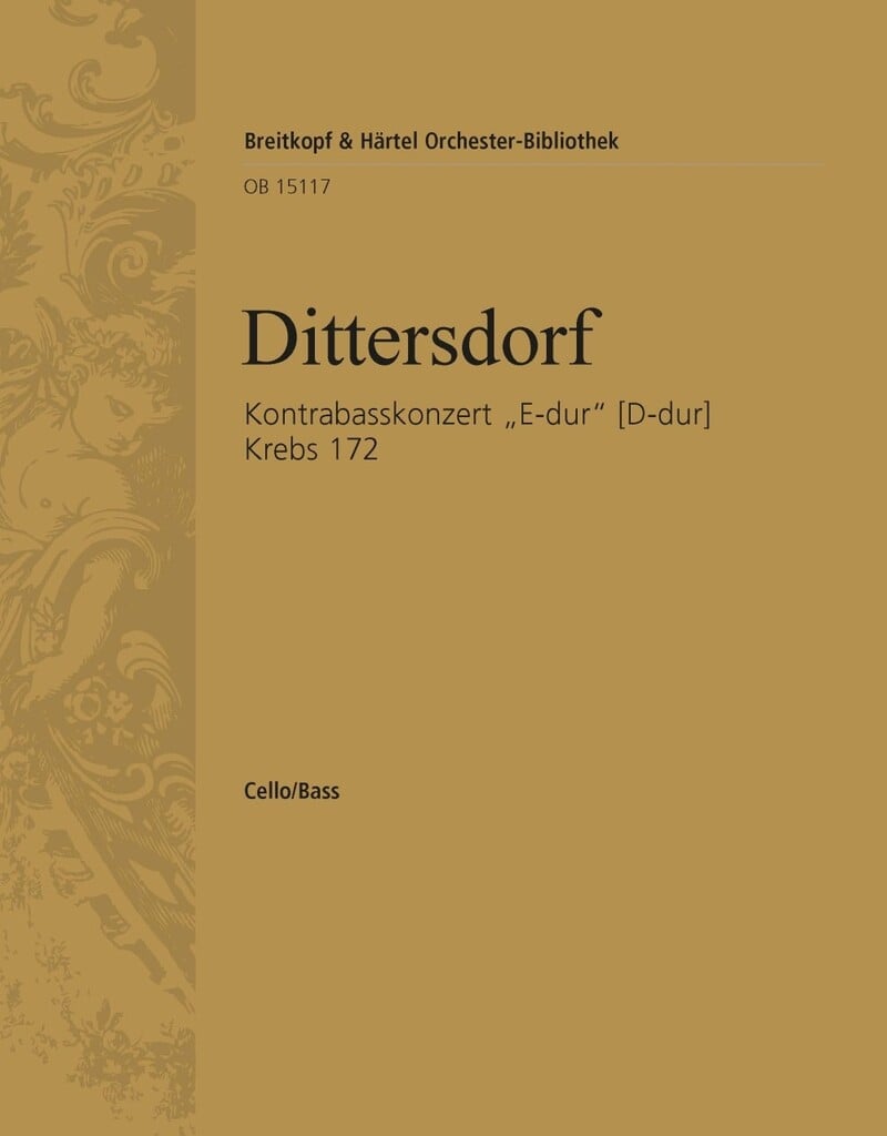 Kontrabasskonzert E-dur Krebs 172