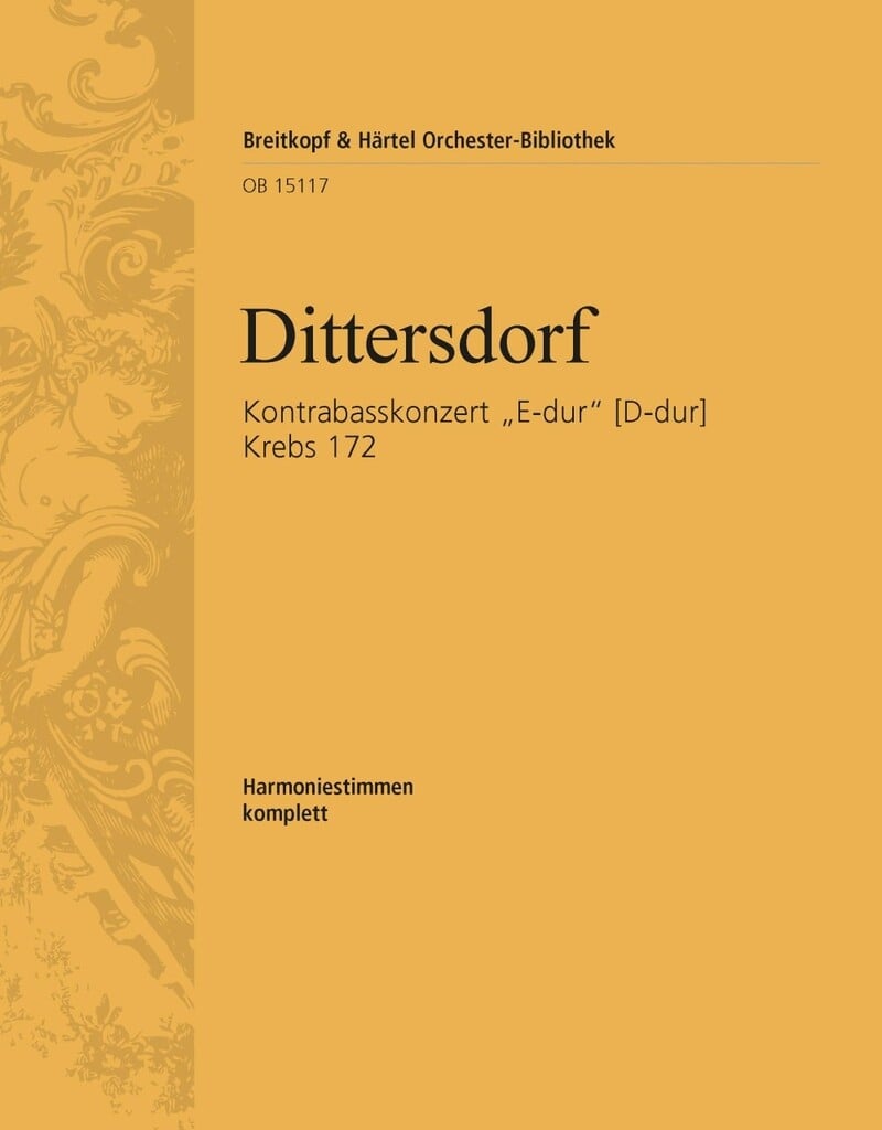 Kontrabasskonzert E-dur Krebs 172