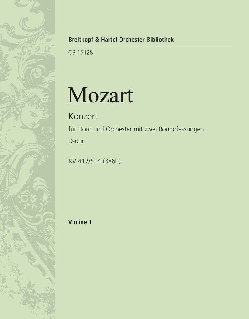 Konzert f. Horn und Orchester Nr.1 D-dur KV412/514