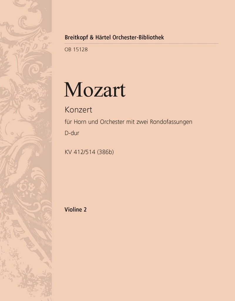 Konzert f. Horn und Orchester Nr.1 D-dur KV412/514