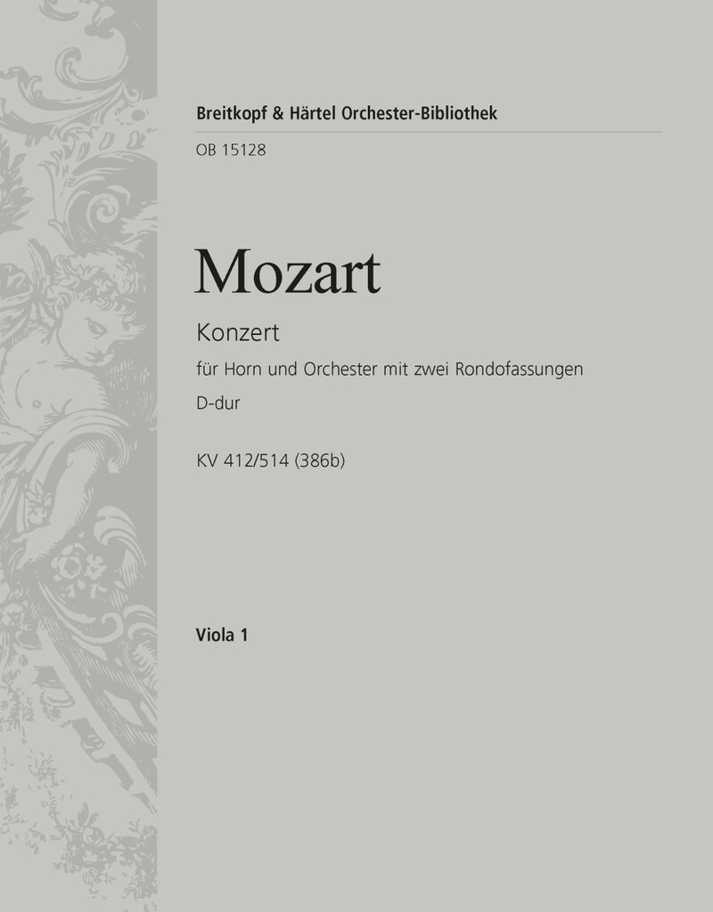 Konzert f. Horn und Orchester Nr.1 D-dur KV412/514