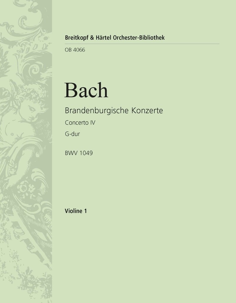 Brandenburg. Konz. 4 G BWV1049