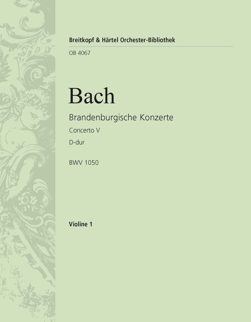 Brandenburg. Konz. 5 D BWV1050