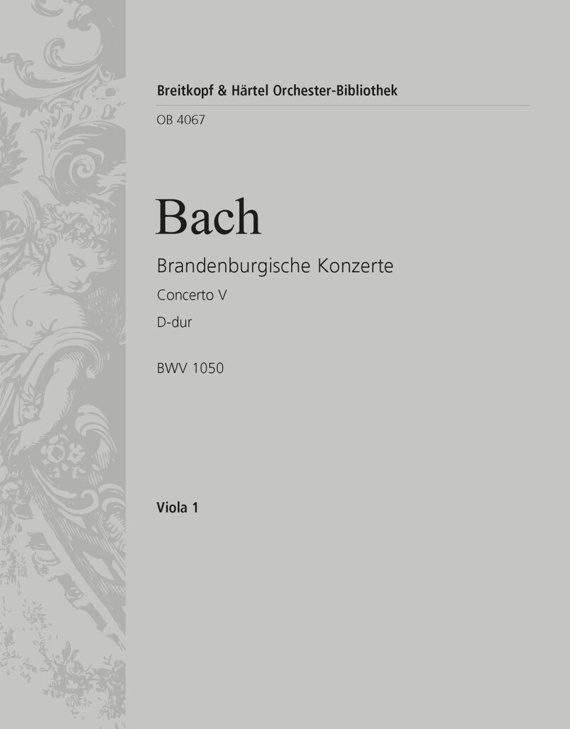 Brandenburg. Konz. 5 D BWV1050
