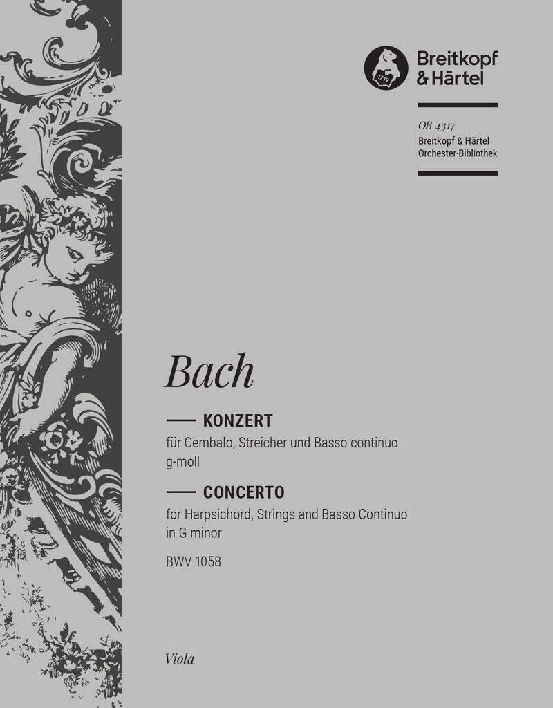 Cembalokonzert g-moll BWV 1058