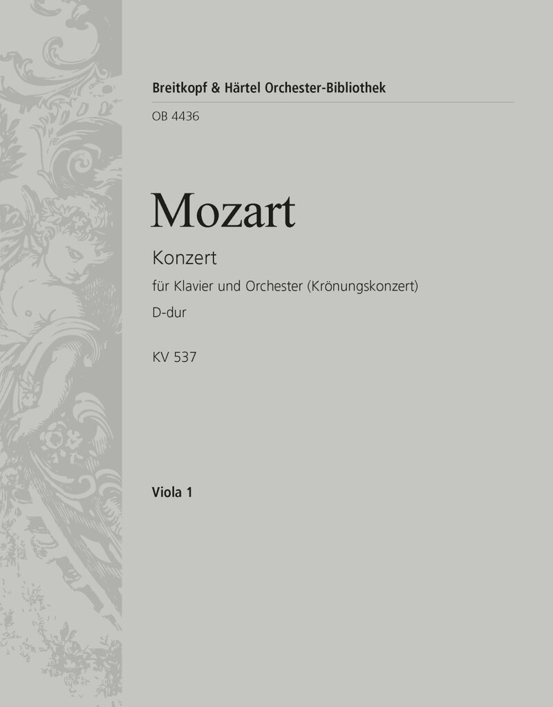 Klavierkonzert 26 D-dur KV 537