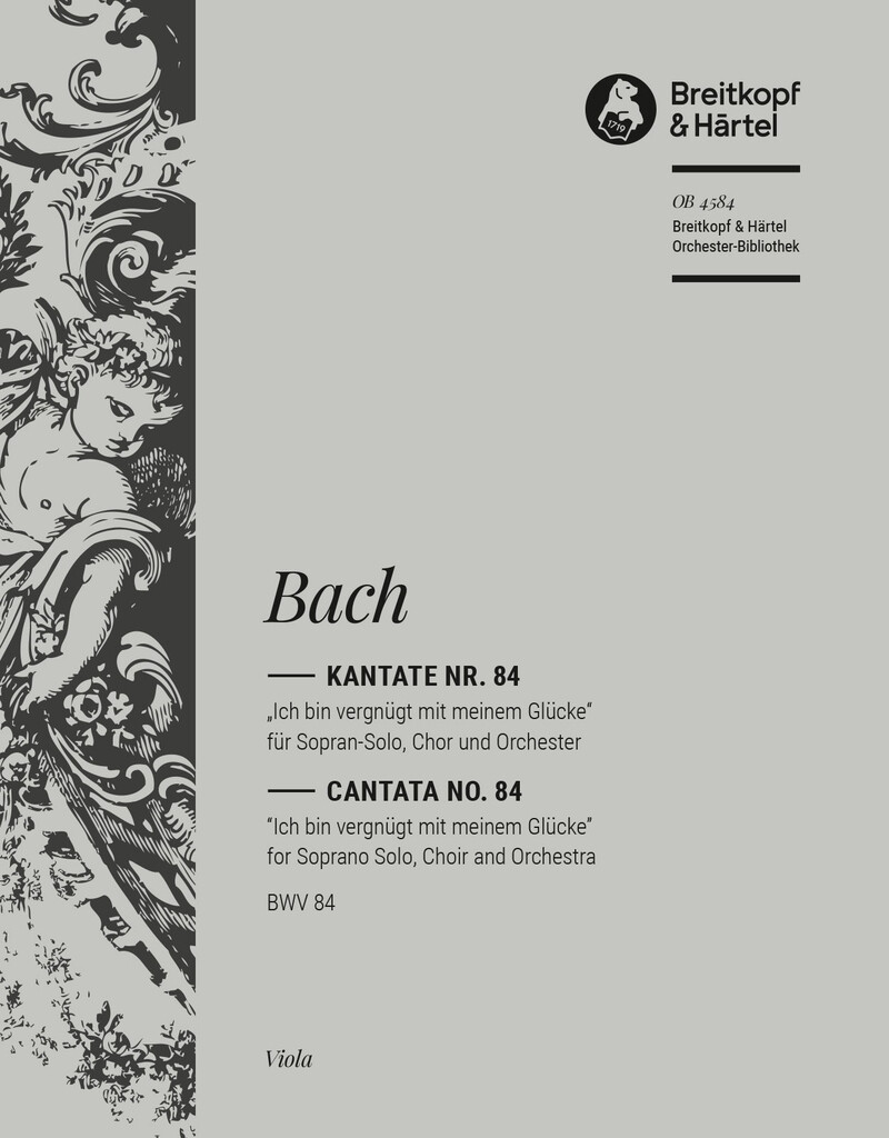 Kantate 84 Ich bin vergnügt