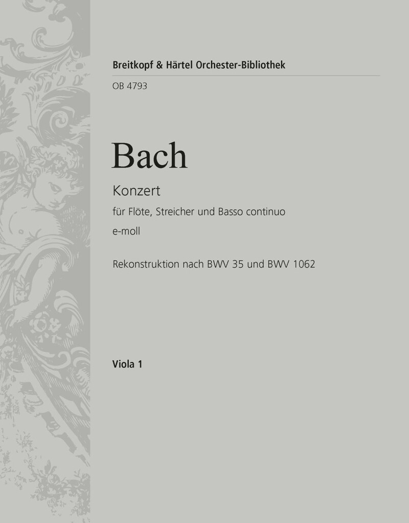 Flötenkonzert e-moll BWV 1059R