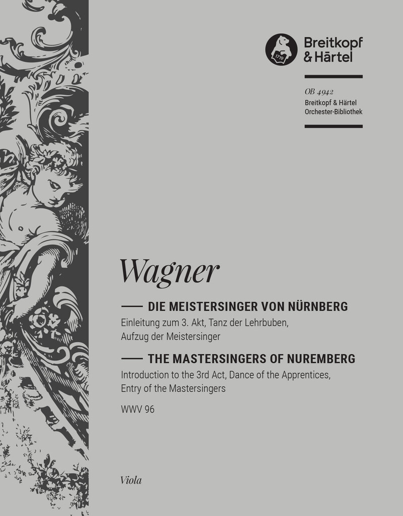 Meistersinger. Einleitg 3. Akt