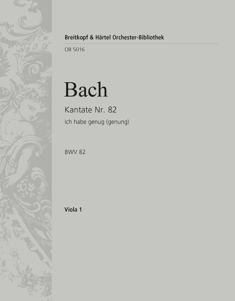 Kantate 82 (Fassung f. Sopran)