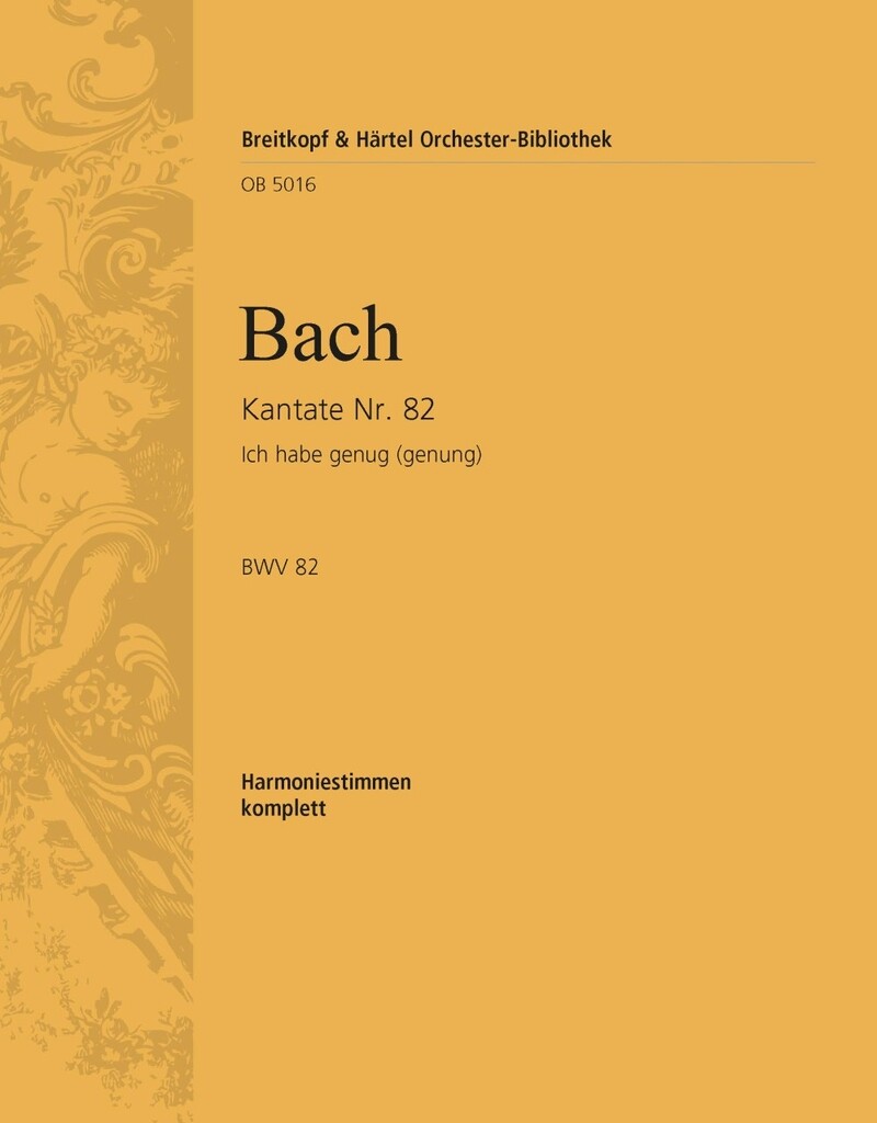 Kantate 82 (Fassung f. Sopran)