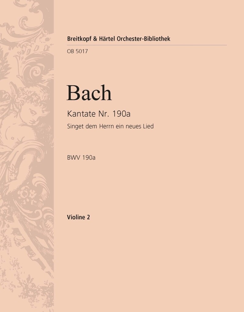 Kantate 190a Singet dem Herrn